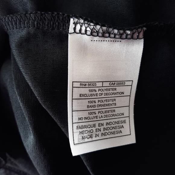 Nike Men's Performance Shirt Size Large Black/Red - Picture 6 of 6